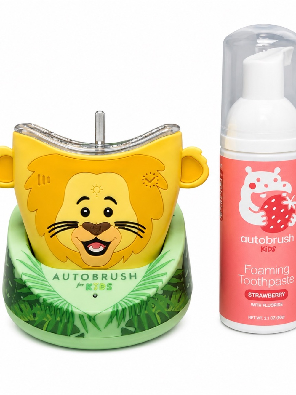 Autobrush / Sonic Pro Kids Lion with Strawberry Toothpaste